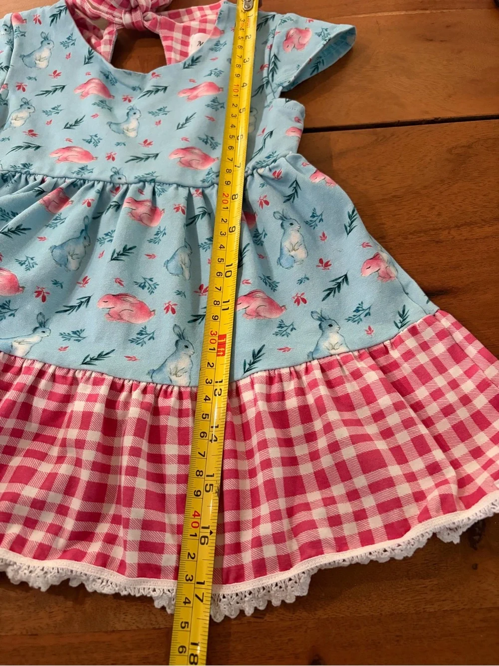 Makena Lane Spring Bunny Tunic Dress Size 5